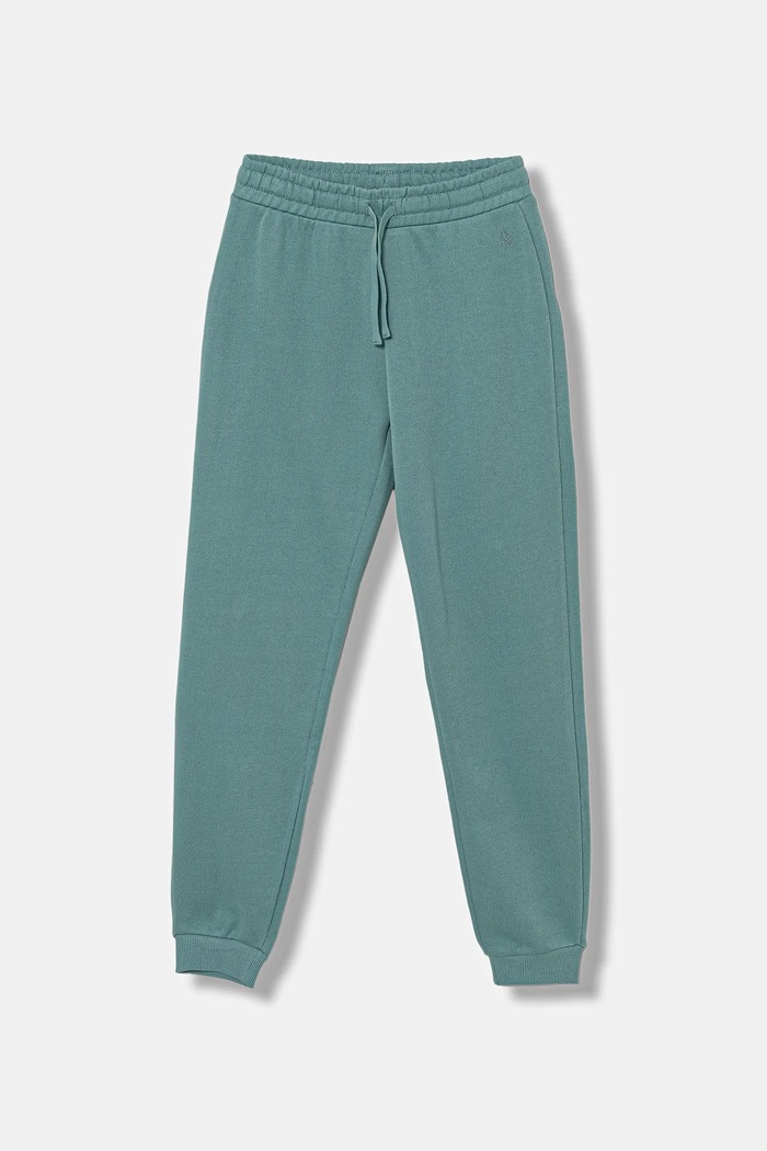 United Colors of Benetton spodnie dresowe bawełniane dziecięce bawełna turkusowy 3J68CF02H.G.Season.9BYA