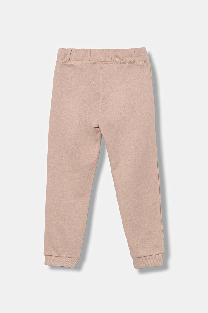 United Colors of Benetton spodnie dresowe bawełniane dziecięce 3J70GF01N.P.Season.9BYA różowy AW25