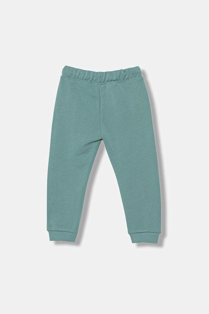 United Colors of Benetton gyerek pamut melegítőnadrág 3J70GF01N.P.Season.9BYA türkiz AW25