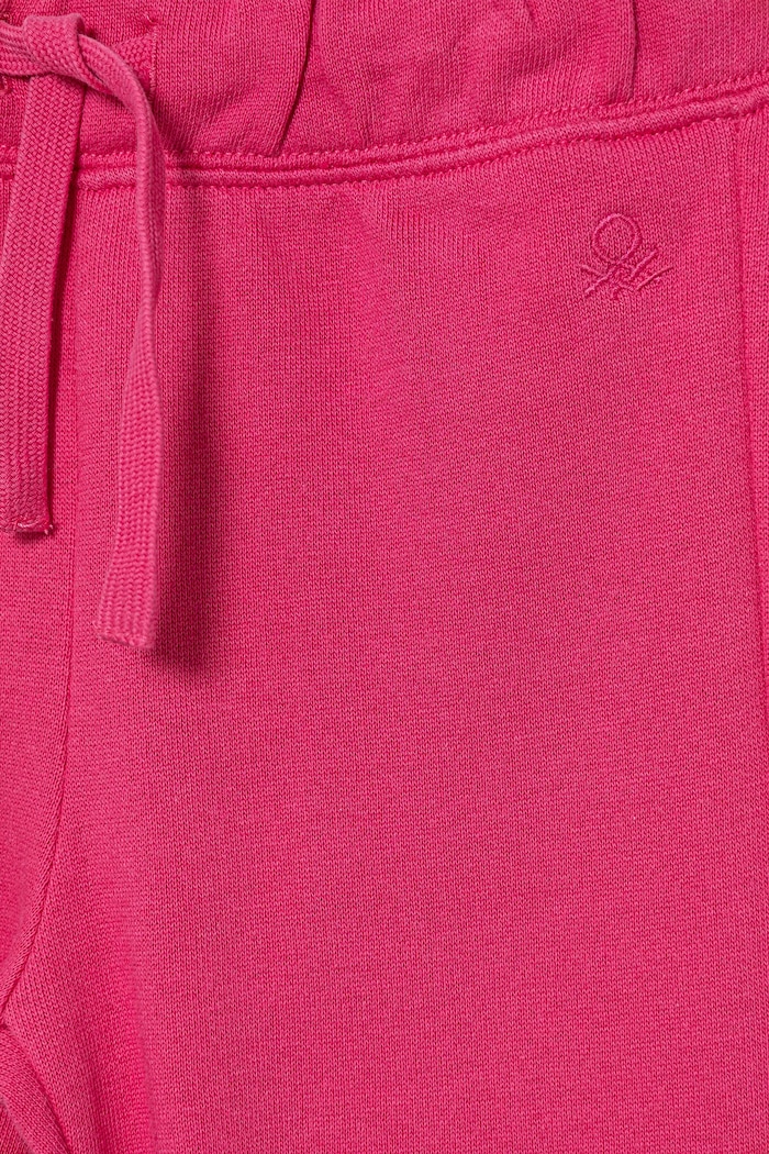 Lány United Colors of Benetton gyerek pamut melegítőnadrág 3J70GF01N.P.Season.9BYA rózsaszín