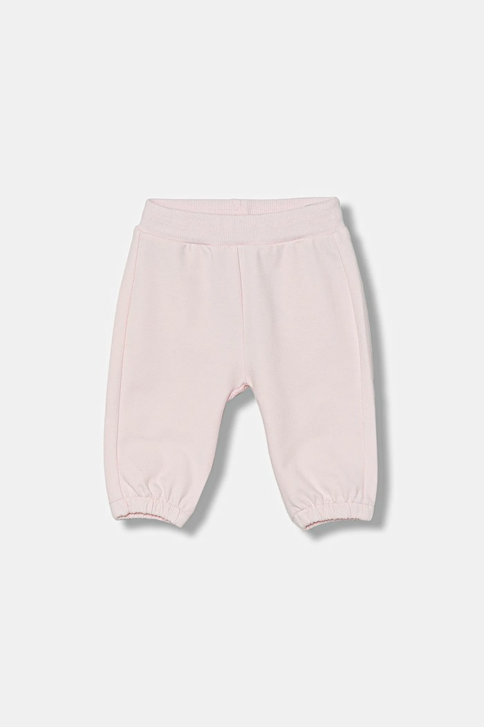 Kojenecké tepláky United Colors of Benetton pletenina růžová 3MDSAF029.G.W.seasonal