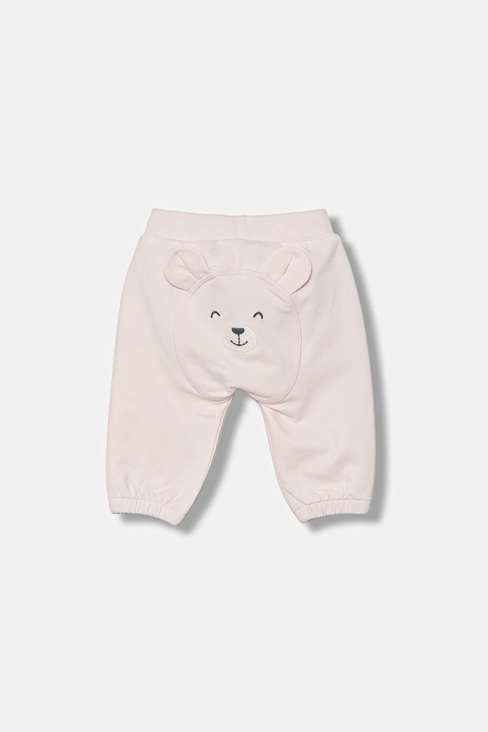Kojenecké tepláky United Colors of Benetton 3MDSAF029.G.W.seasonal růžová AW25