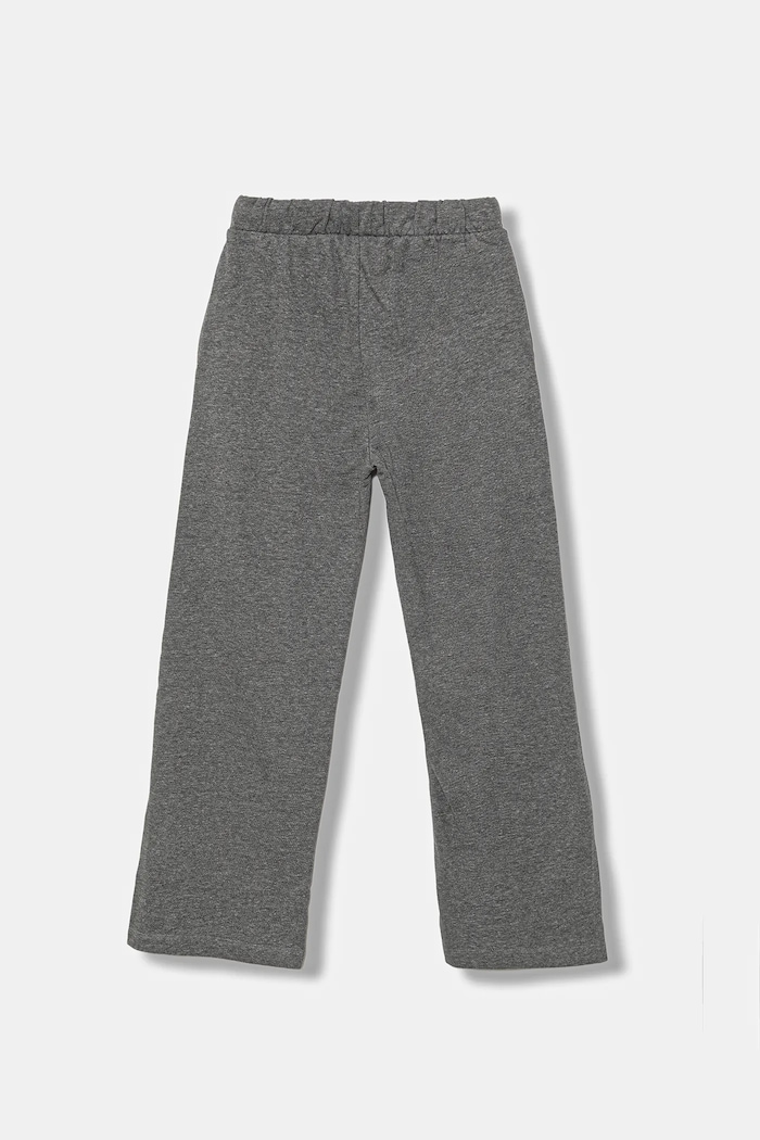 Детски памучен спортен панталон United Colors of Benetton 3NBMCF06K.G.seasonal сив AW25