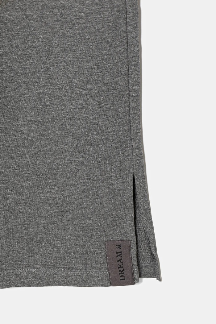 Момиче Детски памучен спортен панталон United Colors of Benetton 3NBMCF06K.G.seasonal сив