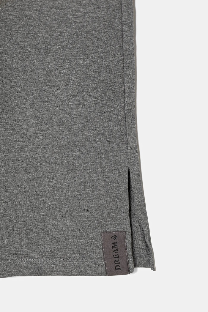 Момиче Детски памучен спортен панталон United Colors of Benetton 3NBMCF06K.G.seasonal сив