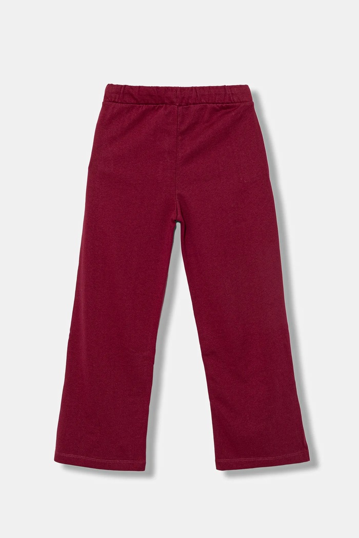 United Colors of Benetton spodnie dresowe bawełniane dziecięce 3NBMCF06K.G.seasonal bordowy AW25