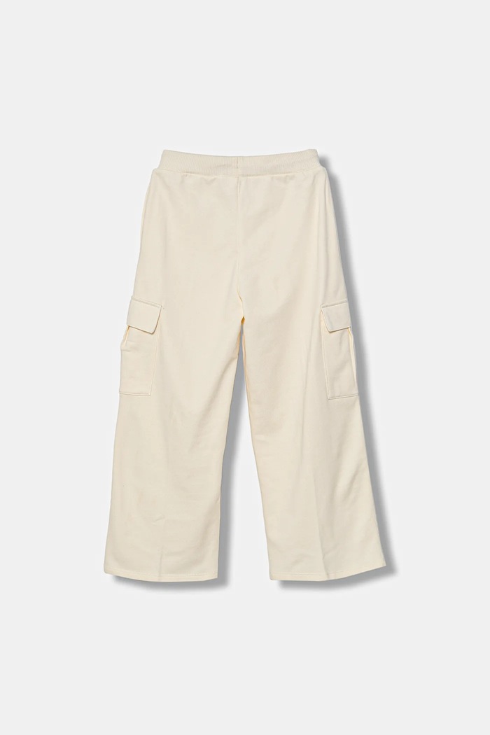 Παιδικό βαμβακερό παντελόνι United Colors of Benetton 3NBMCF06O.G.seasonal μπεζ AW25