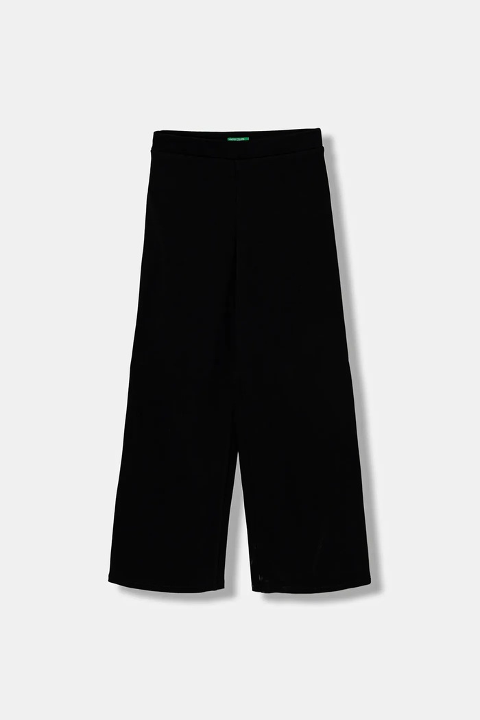 United Colors of Benetton spodnie dresowe dziecięce z elastanem czarny 46D6CE04C.G.seasonal