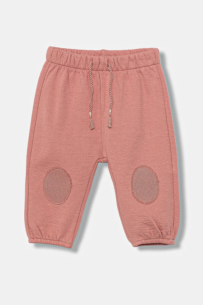United Colors of Benetton pantaloni de trening pentru bebeluși bumbac portocaliu 3ITEAF02E.G.W.seasonal