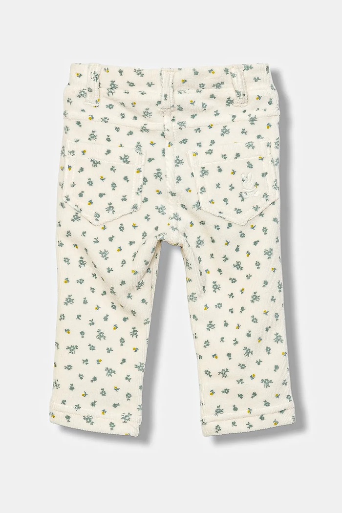United Colors of Benetton spodnie niemowlęce 4NNFAE005.W.seasonal beżowy AW25