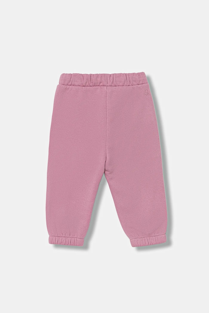United Colors of Benetton spodnie dresowe dziecięce 39M2GF04F.P.Season.9BYA różowy AW25