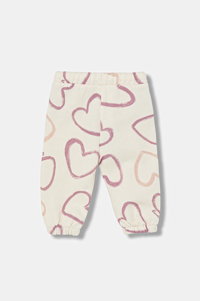 United Colors of Benetton pantaloni de trening pentru copii 3TIKGF05A.P.Seasonal bej AW25
