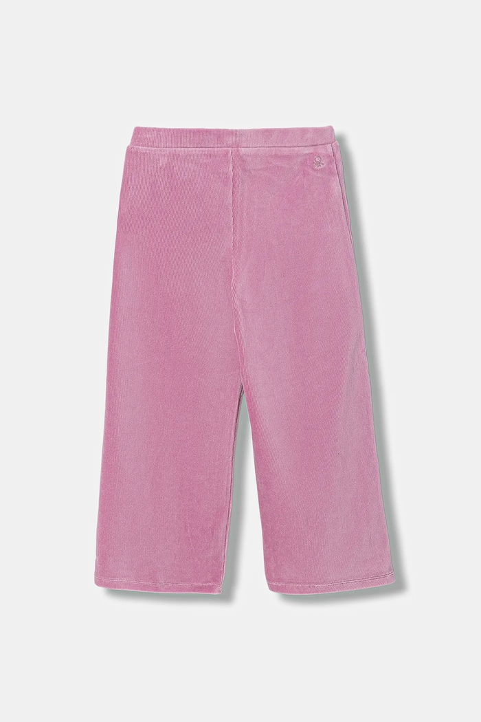 United Colors of Benetton spodnie 4DZBGF01E.P.Season.9BYA różowy AW25