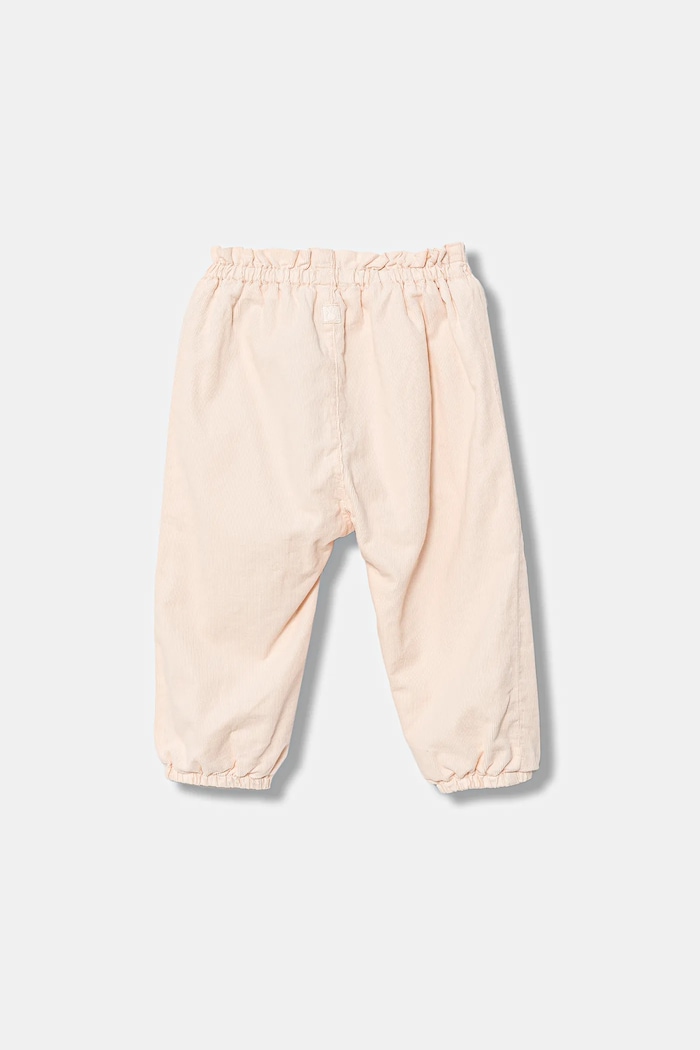 United Colors of Benetton pantaloni de catifea reiată pentru bebeluși 4O5GAF01Q.W.Seasonal bej AW25