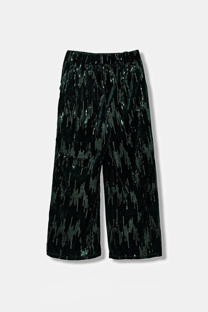 United Colors of Benetton spodnie dziecięce 4OZGCF05C.G.Seasonal zielony AW25