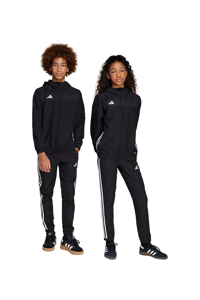 Dětské tepláky adidas Performance látka černá JD0635