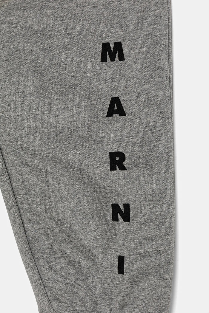 Chlapec Detské tepláky Marni MP72U TROUSERS M01218 sivá