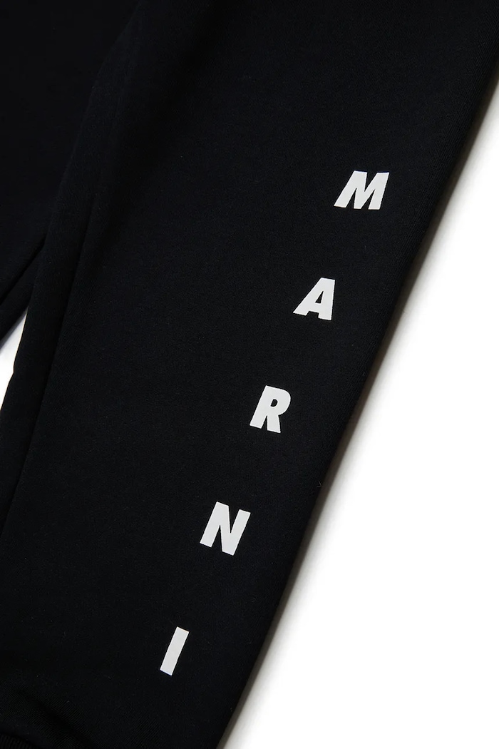 Detské tepláky Marni MP72U TROUSERS čierna M01218