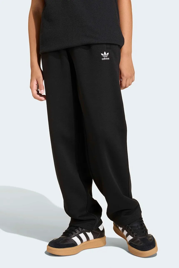 adidas Originals teplákové nohavice detské čierna JW8764