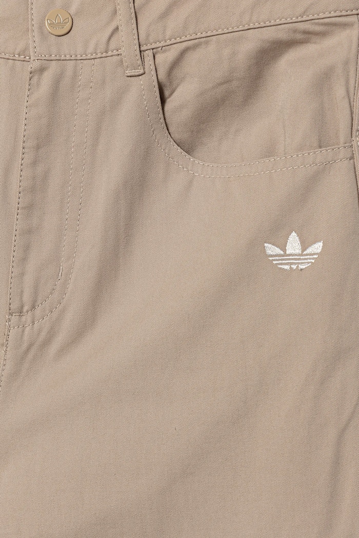Detské bavlnené nohavice adidas Originals béžová JY2746