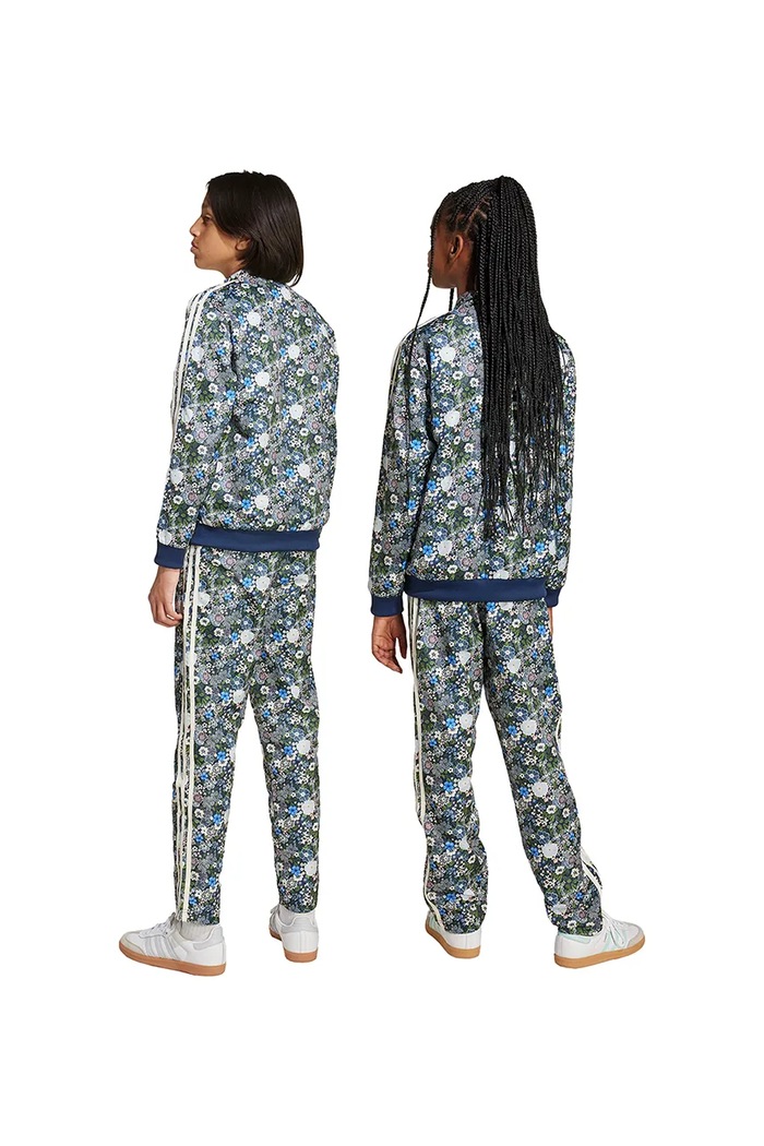 Detské tepláky adidas Originals JV7825 tmavomodrá