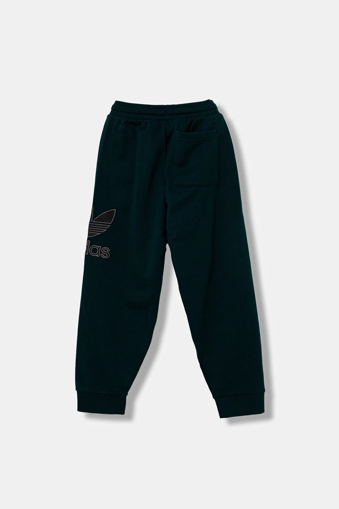 Chłopiec adidas Originals spodnie dresowe bawełniane dziecięce JV8579 zielony