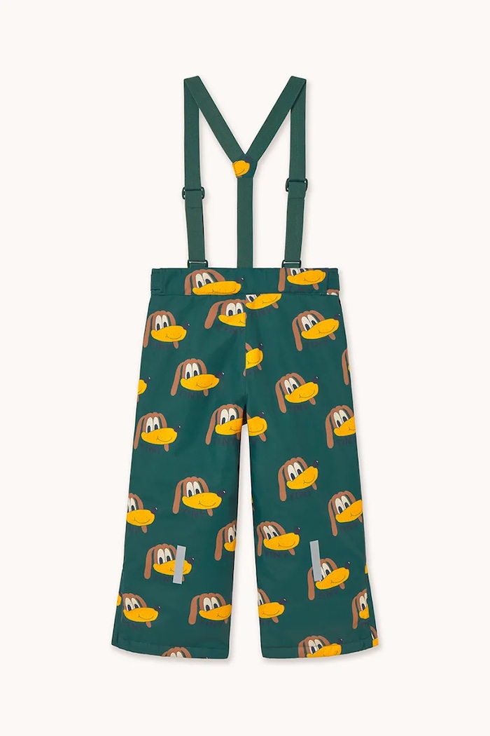 Κοριτσίστικα Παιδικό παντελόνι σκι Tinycottons DOGS SNOW PANT AW25.042 τιρκουάζ