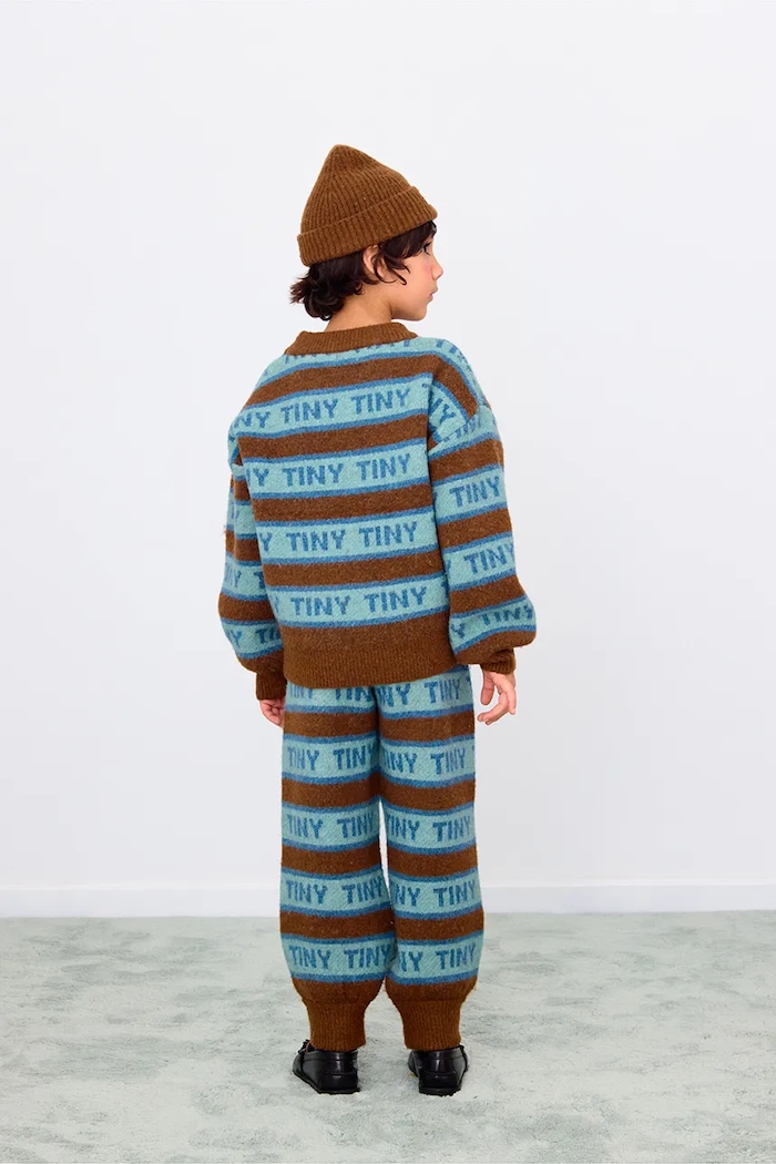 Παιδικό φούτερ Tinycottons TINY PANT καφέ AW25.123