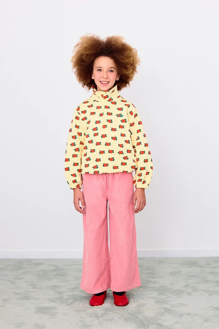 Tinycottons spodnie dziecięce TINY SOLID WOVEN PANT bawełna różowy AW25.457