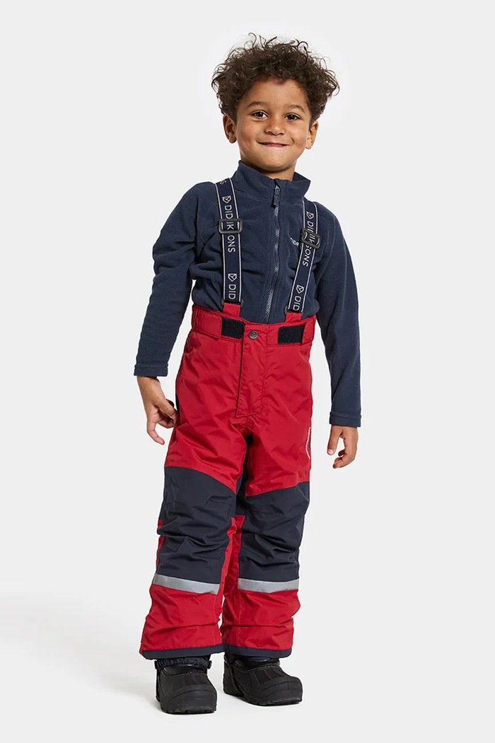 Didriksons pantaloni copii IDRE KIDS PANTS 6 panza rosu 504357.9BYA