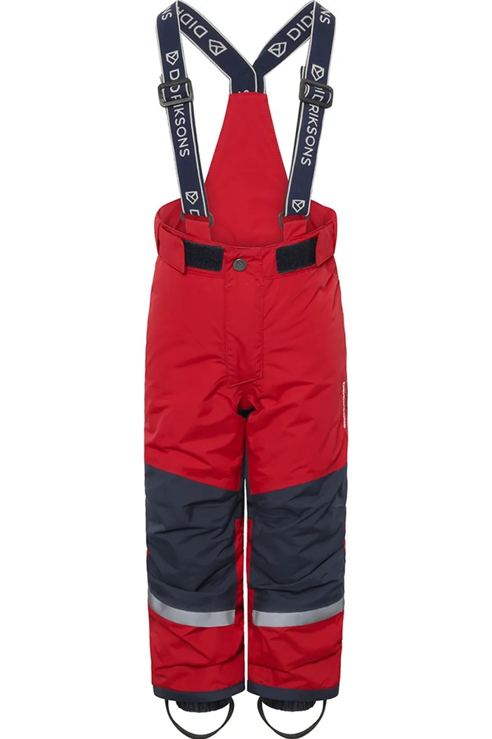 Didriksons pantaloni copii IDRE KIDS PANTS 6 504357.9BYA rosu AW25