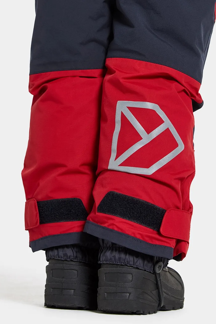 Didriksons pantaloni copii IDRE KIDS PANTS 6 504357.9BYA rosu