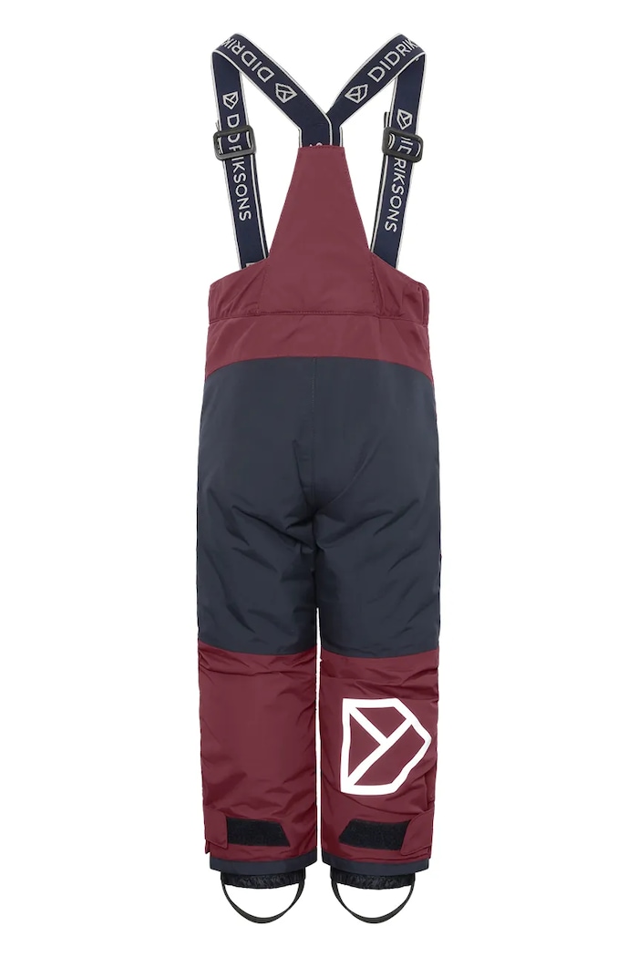 Didriksons spodnie dziecięce IDRE KIDS PANTS 6 504357.9BYA bordowy AW25