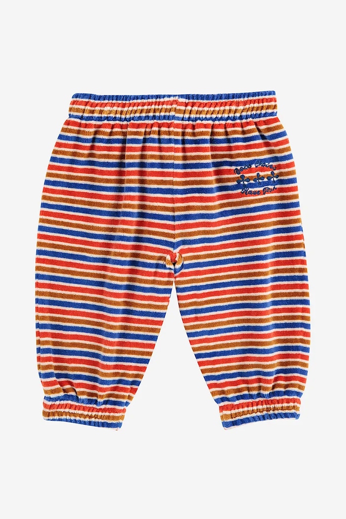 Bobo Choses spodnie dresowe niemowlęce Have Fun 225AB073 pomarańczowy AW25