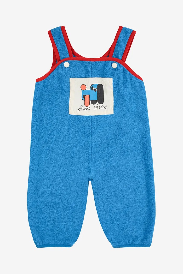 Detské nohavice na traky Bobo Choses Doggy Mate 225AB112 modrá AW25