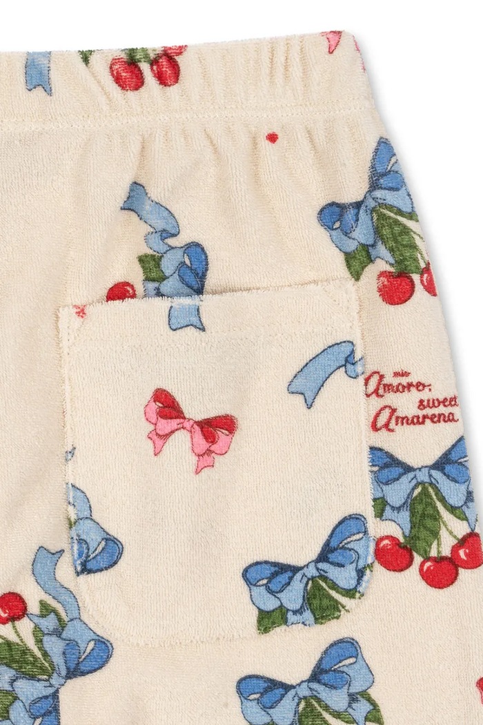 Chłopiec Konges Sløjd spodnie dresowe dziecięce z bawełną ITTY SWEAT PANTS GOTS KS103830.9BYA beżowy