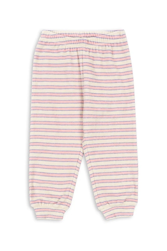 Konges Sløjd spodnie dresowe dziecięce z bawełną ITTY SWEAT PANTS GOTS dzianina różowy KS103830.9BYA