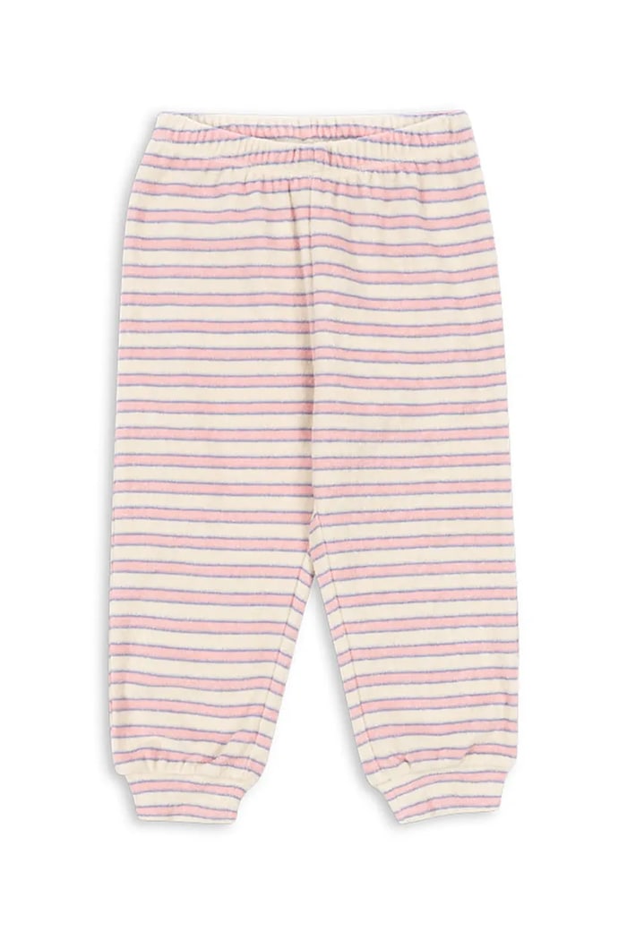 Konges Sløjd spodnie dresowe dziecięce z bawełną ITTY SWEAT PANTS GOTS dzianina różowy KS103830.9BYA