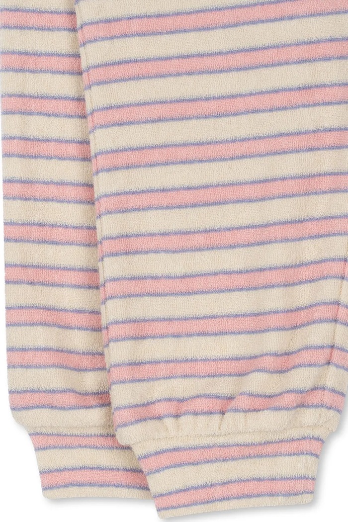 Konges Sløjd spodnie dresowe dziecięce z bawełną ITTY SWEAT PANTS GOTS różowy KS103830.9BYA