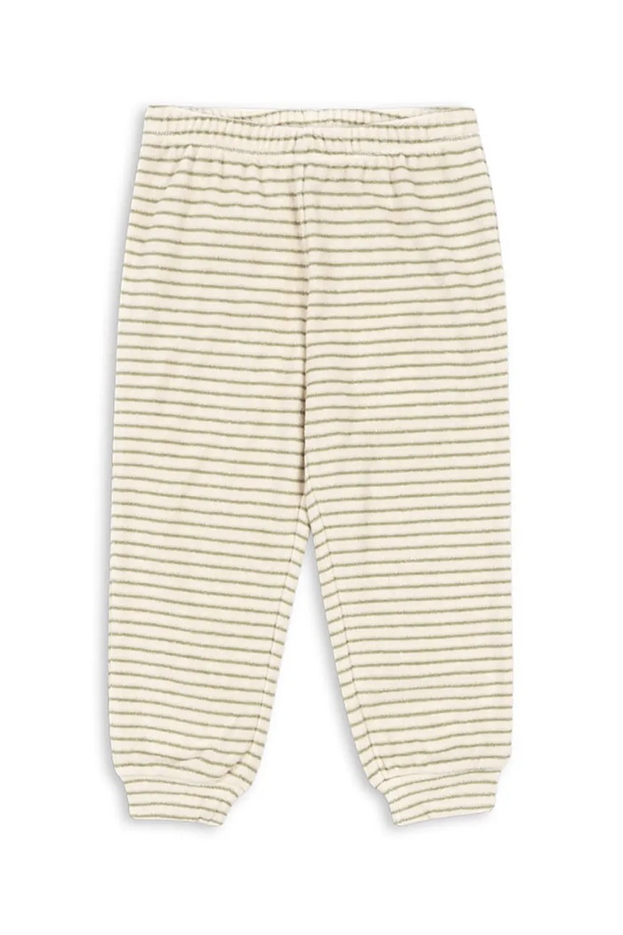 Konges Sløjd spodnie dresowe dziecięce z bawełną ITTY SWEAT PANTS GOTS dzianina żółty KS103830.9BYA