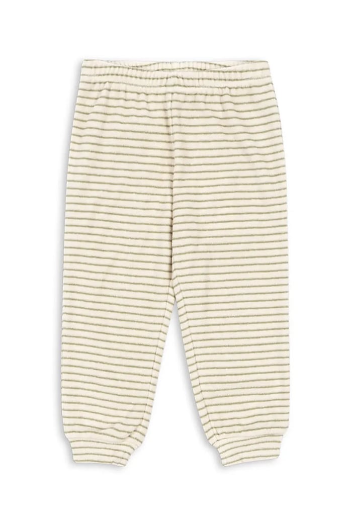 Konges Sløjd spodnie dresowe dziecięce z bawełną ITTY SWEAT PANTS GOTS dzianina żółty KS103830.9BYA