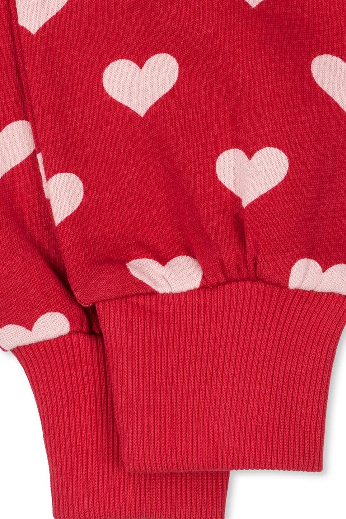 Konges Sløjd pantaloni copii LOUPY LOU SWEAT PANTS OCS rosu KS103873.9BYA