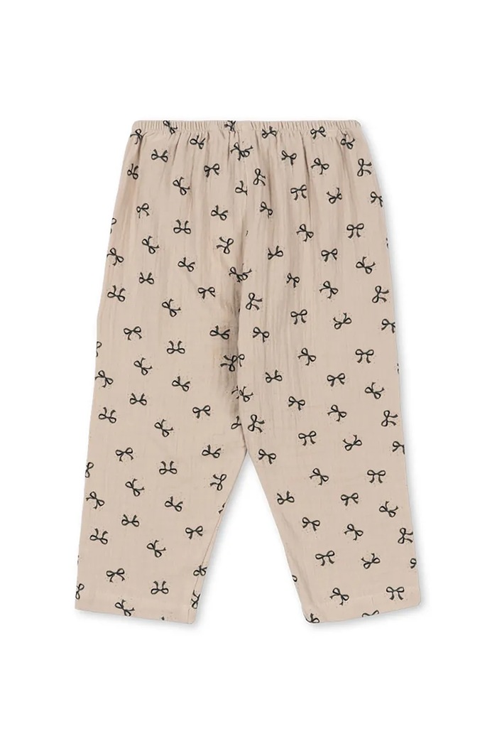 Detské bavlnené nohavice Konges Sløjd COCO PANTS GOTS KS103760.9BYA béžová AW25