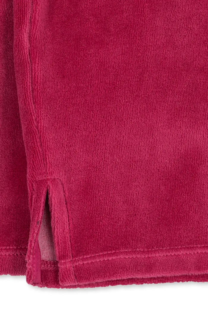Konges Sløjd spodnie dziecięce z bawełną VELOU PANTS GOTS bordowy KS104030.9BYA