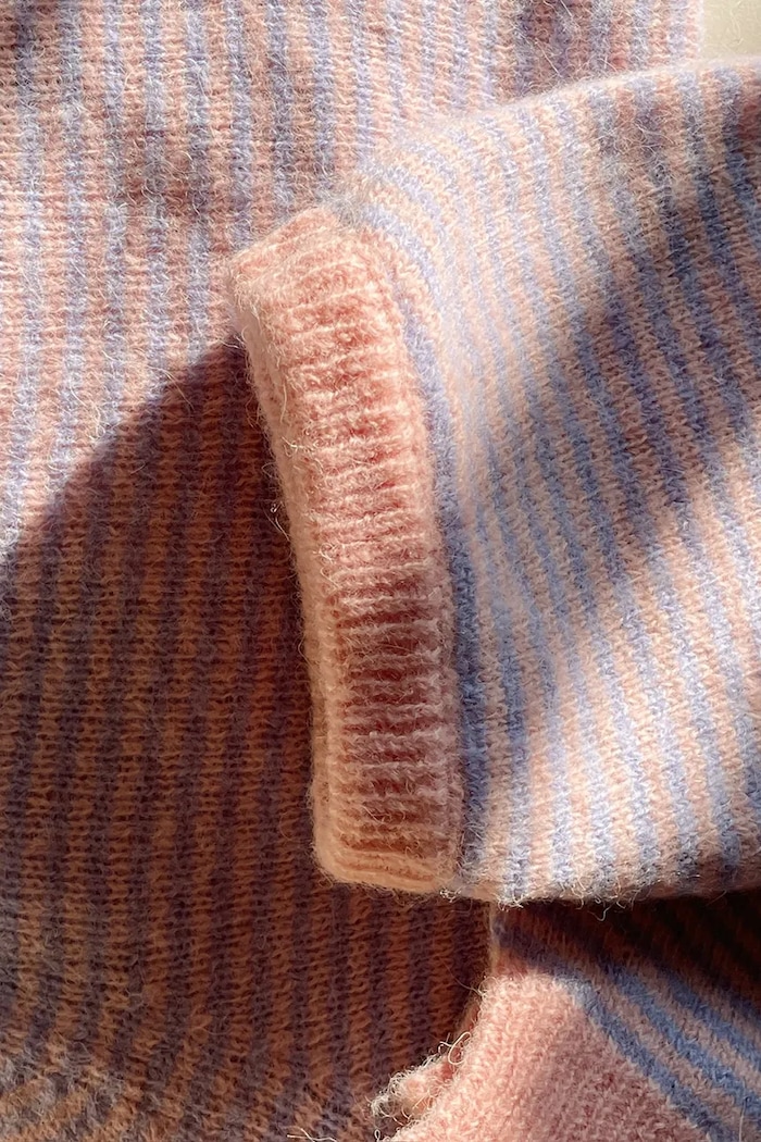 Konges Sløjd spodnie z dodatkiem alpaki dziecięce BERLE KNIT PANTS KS103717.9BYA fioletowy