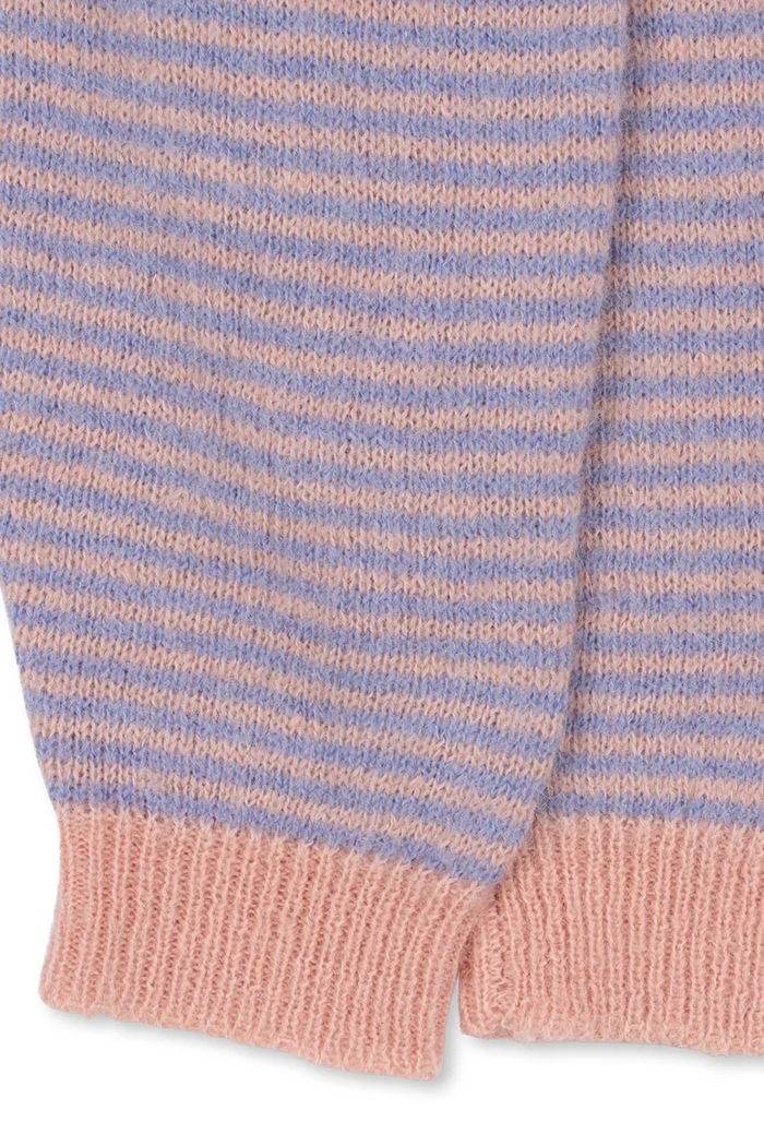 Konges Sløjd spodnie z dodatkiem alpaki dziecięce BERLE KNIT PANTS fioletowy KS103717.9BYA