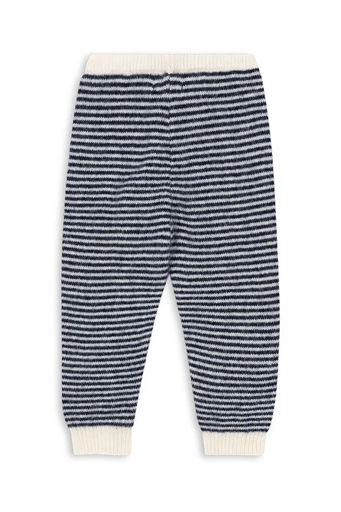 Konges Sløjd gyerek alpaka gyapjú nadrág BERLE KNIT PANTS KS103717.9BYA sötétkék AW25