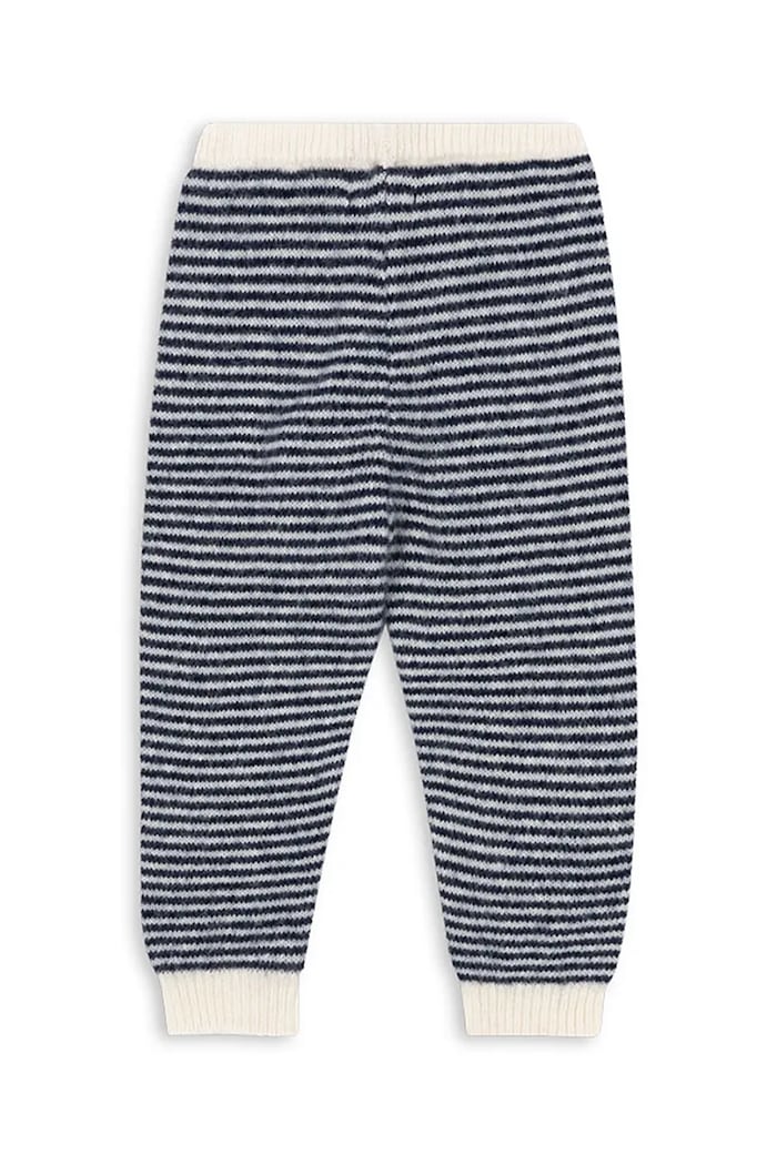 Konges Sløjd gyerek alpaka gyapjú nadrág BERLE KNIT PANTS KS103717.9BYA sötétkék AW25