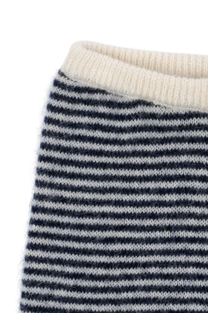 Fiú Konges Sløjd gyerek alpaka gyapjú nadrág BERLE KNIT PANTS KS103717.9BYA sötétkék