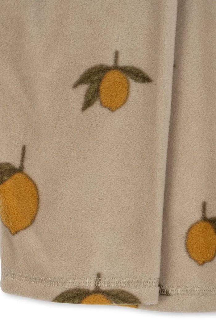 Konges Sløjd spodnie dresowe dziecięce TAVI FLEECE PANTS GRS beżowy KS101300.9BYA